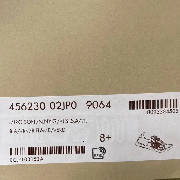 Gucci Ace Embroidered Snake Sneakers Man Italian Size 8 1/2 - Picture 6 of 9